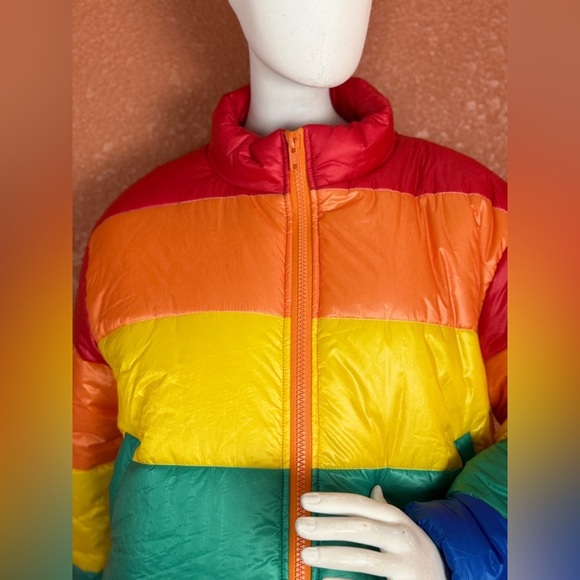 Hot & Delicious Fiery Orange and Red Jacket Size Large - Picture 8 of 17